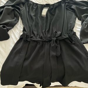 City Chic Off the Shoulder Romper